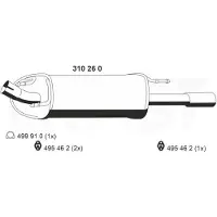 ERNST 310260 Einddemper