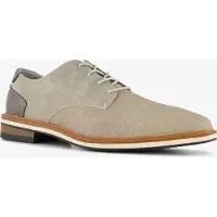Emilio Salvatini heren veterschoenen met reliëf grijs maat 41
