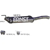 ERNST 142076 Einddemper