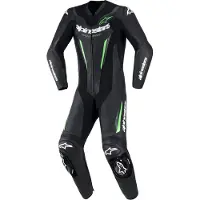 Alpinestars GP Force V2, leren pak 1st. ,zwart/groen ,52