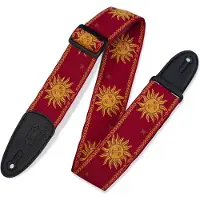 Levys Leathers Leathers gitaarband (MPJG-Sun-RED)