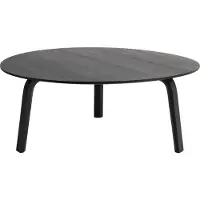 HAY Bella Salontafel Black Oak | Ø 80 cm x H 32 cm