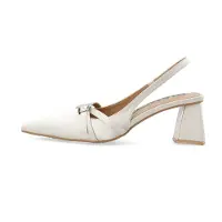 Bianco Slingpumps 'Maralyn' wit