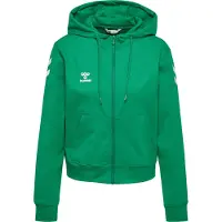 Hummel Sweatvest 'Go 2.0' grasgroen / wit