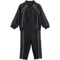 Adidas Joggingpak 'Spacer' antraciet / zwart / wit