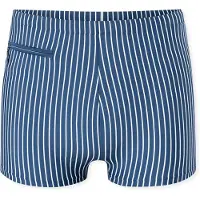 Schiesser Zwemshorts ' Ocean Swim ' blauw / wit