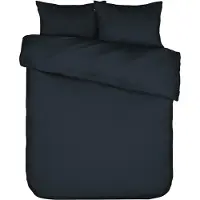 Essenza Dekbedovertrek Minte Nightblue Satijn-200 x 200 / 220 cm | 2-Persoons
