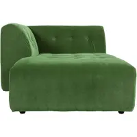 HK Living Vint Bank Element - Divan Links - Royal Velvet - Groen