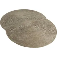 Bolia Zen Rug Rounded Vloerkleed 175 x 240 cm | Dark Beige