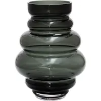 Vase the World Maputo M grey Ø22 x H30 cm