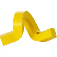 Normann Copenhagen Crooked kandelaar 1 Yellow