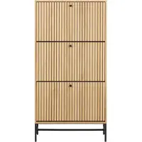 Fonq Lamina Schoenenkast - 3 Lades - Eiken