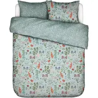 Essenza Dekbedovertrek Marigold Pastell Blue Satijn-200 x 200 / 220 cm | 2-Persoons