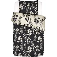 Essenza Dekbedovertrek Liva Anthracite Satijn-140 x 200 / 220 cm | 1-Persoons