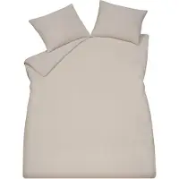 Vandyck Dekbedovertrek Pure 07 Stone Linnen-200 x 200 / 220 cm | 2-Persoons