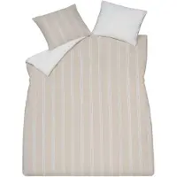 Vandyck Dekbedovertrek PURE 91 stone 1-persoons (140x200/220 )