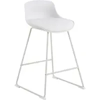 Ebuy24 basic Bele Barkruk Wit - H 66 cm