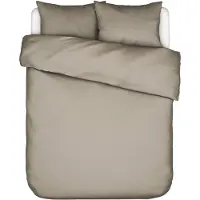 Essenza Dekbedovertrek Minte Taupe Satijn-200 x 200 / 220 cm | 2-Persoons