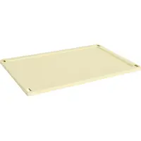 HAY Colour Crate Metalen Deksel Large | Light Yellow