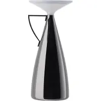Kartell LED-tafellamp Camomille, dimbaar, alu / grijs / zink, Woon-/ Eetkamer, Kunststof, Design, LED tafellamp