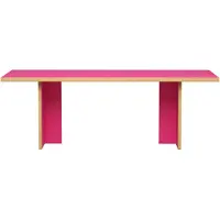 HK Living Dining Table Eettafel - 220 x 90 cm - Raspberry