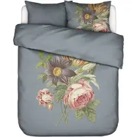 Essenza Dekbedovertrek Madia Global Grey Satijn-200 x 200 / 220 cm | 2-Persoons