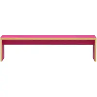 HK Living Bench Bankje B 180 cm - Raspberry