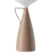 Kartell LED-tafellamp Camomille, dimbaar, crème / amber, Woon-/ Eetkamer, Kunststof, Design, LED tafellamp