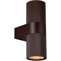 Nordlux Up & down gevelverlichting zwart met 2x GU10 fitting Kyklop 25cm