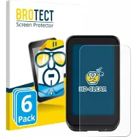 BROTECT - Screenprotector voor iGPSPORT BiNavi Air - Folie Beschermfolie transparant 6 Stuks