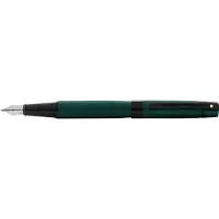 Sheaffer vulpen - 300 - mat groen met zwart - penpunt M - inclusief convertor voor vulling - SF-E0934653