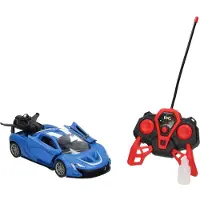 Lobbes RC Sportwagen met Stoomfunctie Blauw