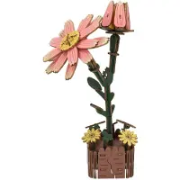 Lobbes houten bouwset madeliefje 3D - educatief speelgoed bloemen.