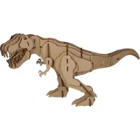 Lobbes houten bouwpakket T-rex dino 3D speelgoed knutselen.