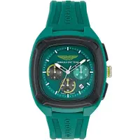Aston Martin Am Formula 1 OVR W MTFO1F501 Horloge - Siliconen - Groen - Ø 44 mm