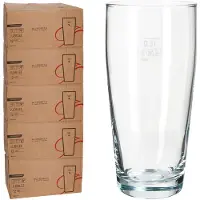 MamboCat 60-delige set bierglazen WILLIBECHER 0,3L geijkt van glas – 42097