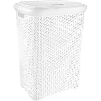 Super Merchant Witte plastic wasmand – 55 liter