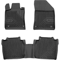 Frogum No.77 Automat / Vloermat - 3D Pasvorm - Geschikt voor DS 9 vanaf 2020 - TPE Rubber - 3-delig - Hoge Rand 4cm - Zwart