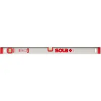 Sola Alu-waterpas I-profiel I40, 40cm 2 libellen 1,00mm/m zilver - 01250501 - 01250501