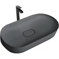 REA Conglomeraat Wastafel Iris 71 Cm Grey Matt