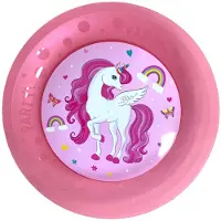 Javoli Unicorn Rainbow Colors micro premium plastic dinerbord 21 cm