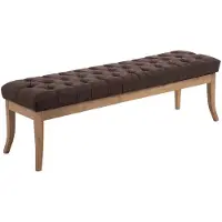 CLP Ramses Bank - Stof bruin 150 cm