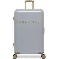 Suitsuit Reiskoffer 66x43x24 - Reiskoffer met wielen - Lichtgewicht koffer - Veilig TSA cijferslot - 59L koffer inhoud - Fusion Reiskoffers Frosted Grey - Grijs