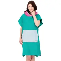 Deproc Badjas lang 'PARLEE BEACH' turquoise