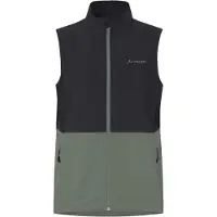 Vaude - Yaras Vest - Fietsbodywarmer XL, zwart/olijfgroen