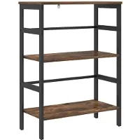 vidaXL Boekenplank 2-laags 40 x 29.5 x 115 cm Bewerkt hout Rook Eiken