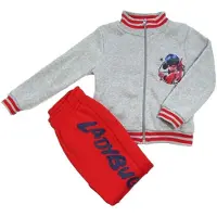 Miraculous Ladybug Set - Joggingpak - Trainingspak - 2-delig - grijs/rood - maat 110/116 (6 jaar)