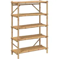 vidaXL Rek 5-laags 100x40x150 cm bamboe