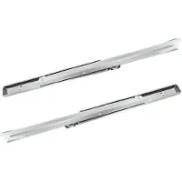 Fulterer ladegeleider 1317 - 950 mm | draagkracht tot 100 kg | deels uittrekbaar | bodemmontage met hoeklijn | set van 2 |