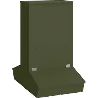 vidaXL Varkensvoeder Olijf Groen 82 x 51 x 91,5 cm 20 kg